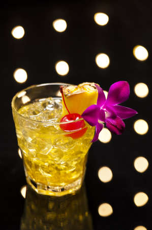Mai Tai translates from Tahitian to mean  Out of this World   The Mai Tai was developed 1944, in the Oaklandの写真素材
