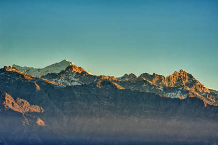 himalayan mountains view from Mt. Shivapuri, Shivapuri Nagarjun National Park