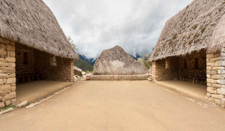 Ceremonial Rock of Machu Picchu, Cuzco, Peruの写真素材