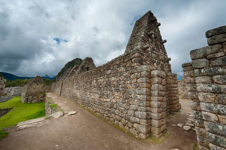 Machu Picchu detail shotsの写真素材