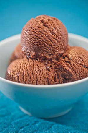 chocolate ice cream の写真素材