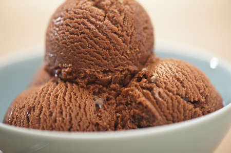 chocolate ice cream の写真素材