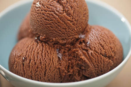 chocolate ice cream の写真素材