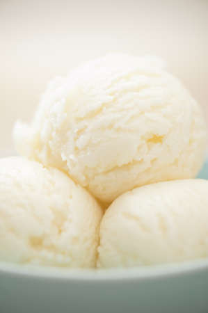Ice Cream cup isolated over color backgroundの写真素材