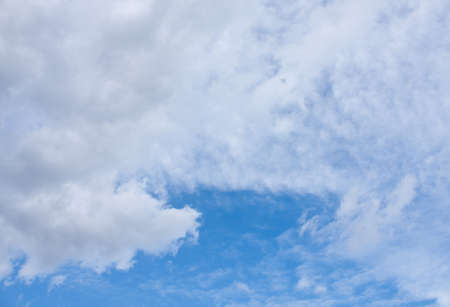 the cloud in the color blue sky background.
