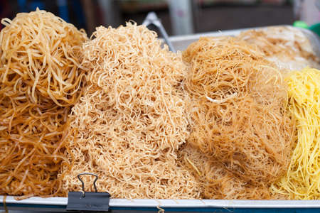 Noodles variants. The cooking is different. Cooking can be many and varied.の写真素材