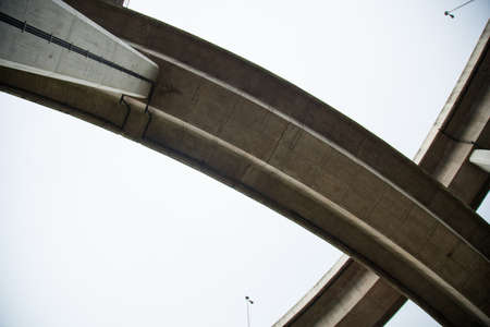 Winding curve bridge is a bridge for automobile bridge complexes a Winding curve path.