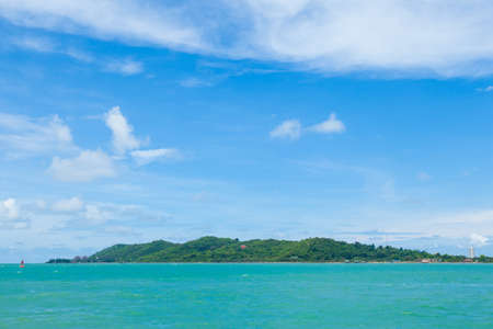 Koh Samet clear skies. In clear daylight. A little cloud.の写真素材