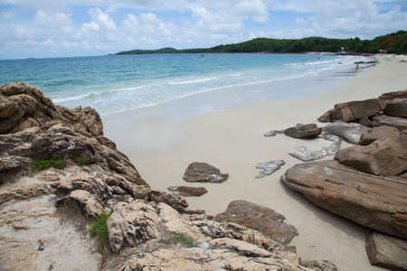 Rocks on the beach sand. On the island. The attractions of Thailand.の写真素材