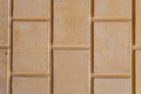 Old wall as background old. With a square groove.の写真素材