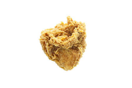 Fried chicken on a white の写真素材