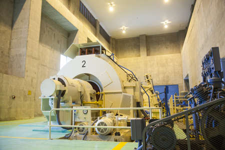 power electricity generators Electric power plant A large machinery sector to produce energy.