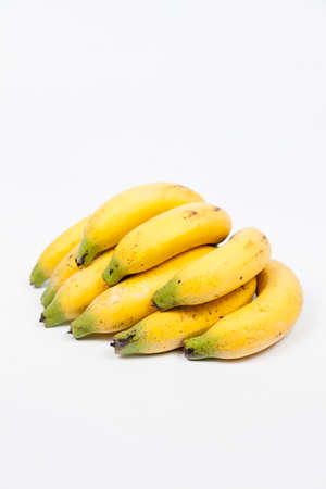 bananas on white isolated background.bananas fruit on white isolated background.の写真素材