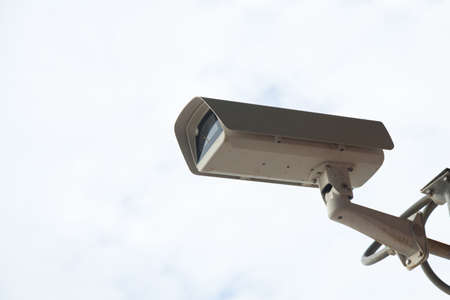 CCTV for the security check. Mounted on poles in public areas.