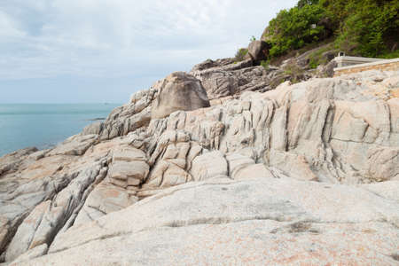 Samui Beach seaside Shale is a wide area and the seaside.の写真素材