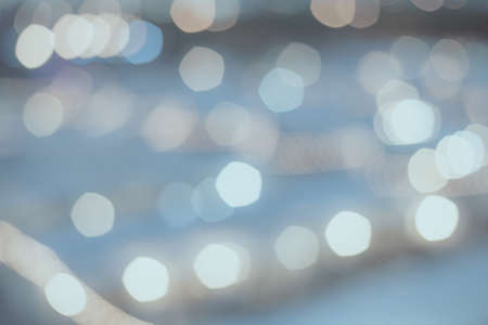 Bokeh ground water reflecting the sun during the daytime.の写真素材