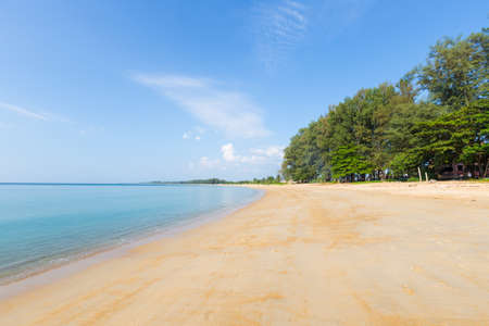 Sky, sea and beach in Phuket and clear during the daytime hot.の写真素材