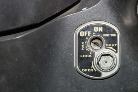 Key lock the car. The input key lock and enable the car.の写真素材