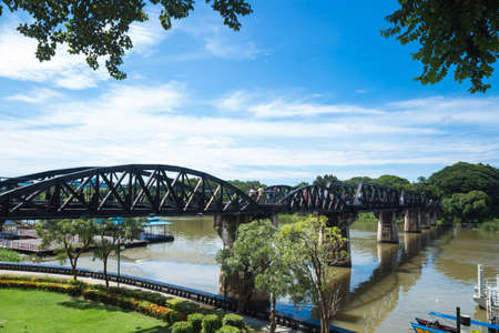 Bridge on the River Kwai Kanchanaburi Province Attractions in Thailandのeditorial素材