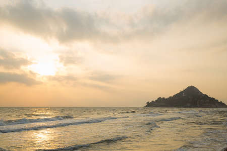 Sea in the morningの写真素材