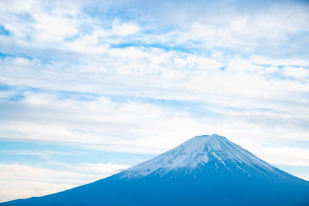 Mount Fuji in Japan. The volcano is the most important and famous Japanese.のeditorial素材