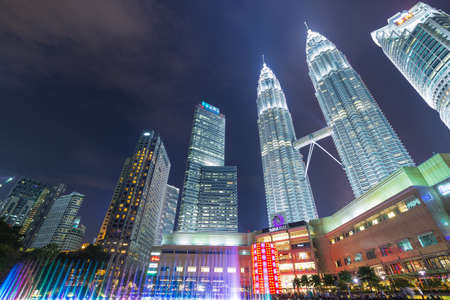 KUALA LUMPUR, MALAYSIA - JANUARY 15: Petronas Towers landmark in malaysia.のeditorial素材