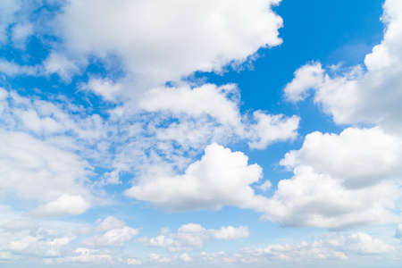 Blue sky background cloud. season summer is daytime.の写真素材
