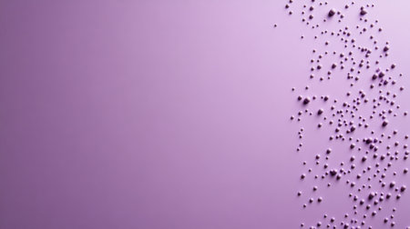 A Soft lavender background with fine dotted texture and depthの素材