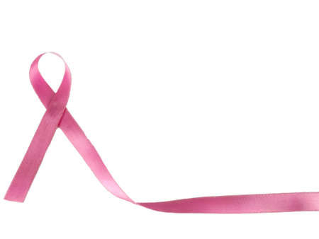 Breast cancer awareness symbol pink ribbonの写真素材