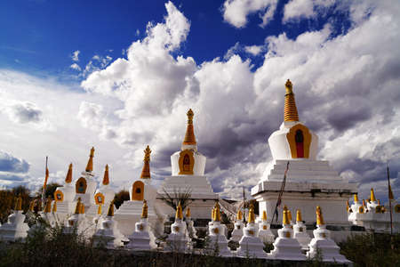 Vache Talin is located in Vache Township, Hongyuan County, Sichuan Province.の写真素材