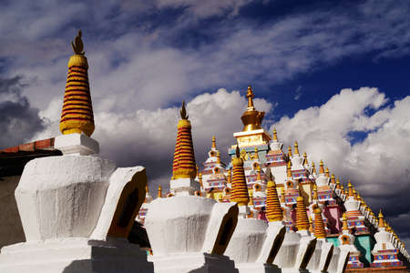 Vache Talin is located in Vache Township, Hongyuan County, Sichuan Province.の写真素材