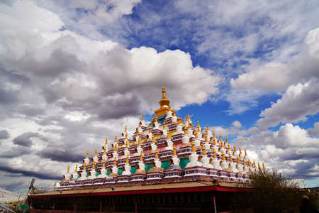 Vache Talin is located in Vache Township, Hongyuan County, Sichuan Province.の写真素材