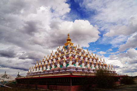 Vache Talin is located in Vache Township, Hongyuan County, Sichuan Province.の写真素材