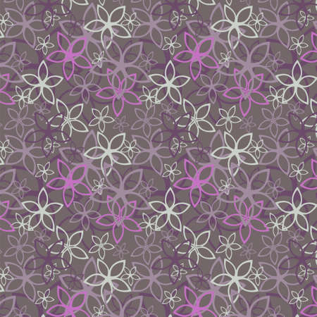 Floral abstract background, seamless. Vector illustrationのイラスト素材