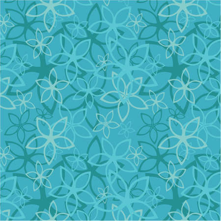 Floral abstract background, seamless. Vector illustrationのイラスト素材