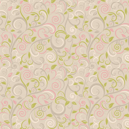 Floral abstract background, seamless. Vector illustrationのイラスト素材
