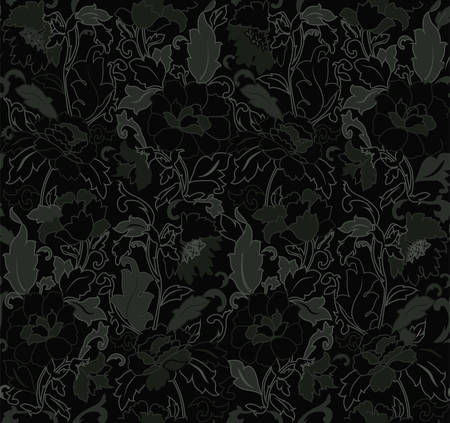 Floral abstract background; seamless. Vector illustrationのイラスト素材