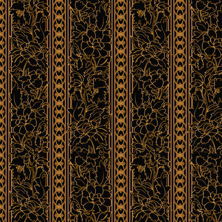 Floral abstract background; seamless. Vector illustrationのイラスト素材