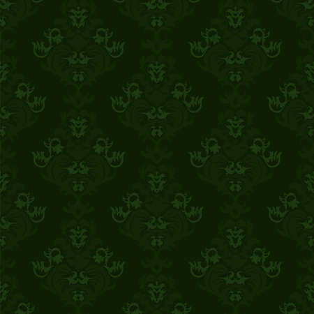 Floral vintage background, pattern. Vector illustrationのイラスト素材