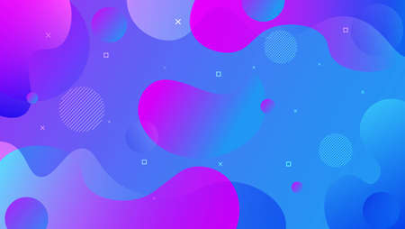 Color gradient background design. Abstract geometric background.のイラスト素材