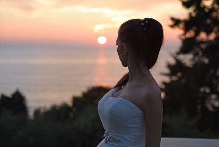 Wedding in Decemberの写真素材