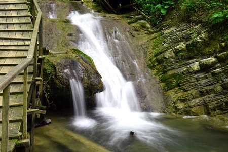 Picturesque 33 waterfalls, Sochi, Russia