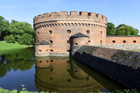 Tower Der don, Kaliningrad, built in 1852 as part of the fortressのeditorial素材