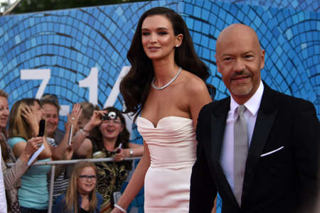 Russia, Sochi - June 14, 2017: A parade of movie stars Film Festival "Kinotavr"のeditorial素材