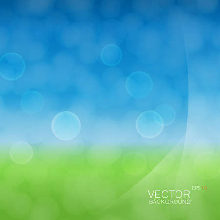 Light cloudy circles like bokeh effectのイラスト素材