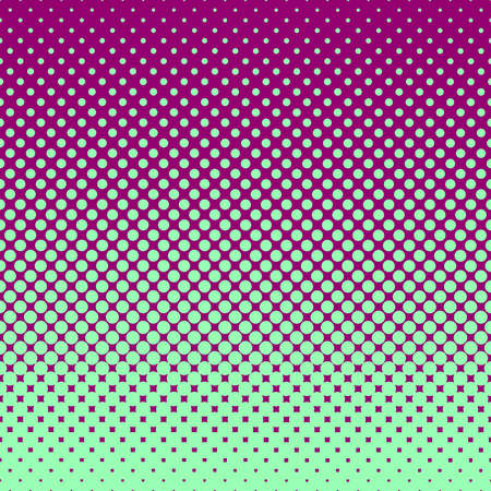 Halftone abstract background of circular elements in green and compliment colors and in the...