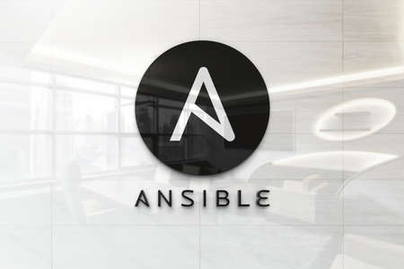 ansible on outdoor billboard realistic textureのeditorial素材