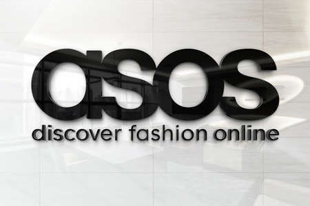 asos com on outdoor billboard realistic texture