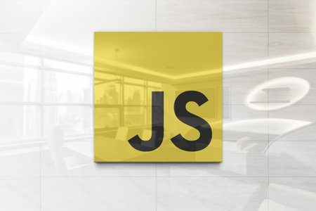 javascript on outdoor billboard realistic textureのeditorial素材