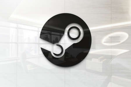 steam on outdoor billboard realistic textureのeditorial素材